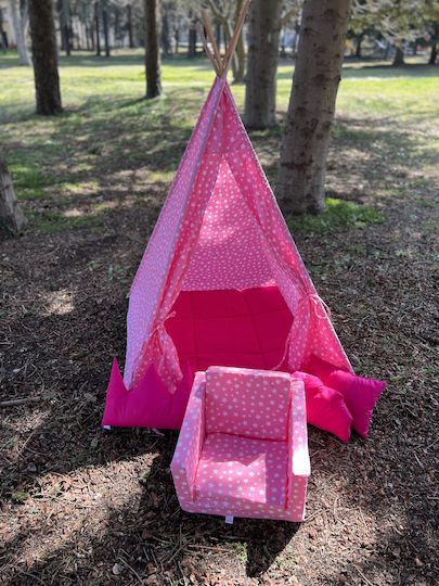 Kinderzelt Indisch Rosa