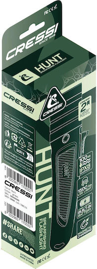 CressiSub Diving Safety Light LED with Brightness 1600lm Camouflage