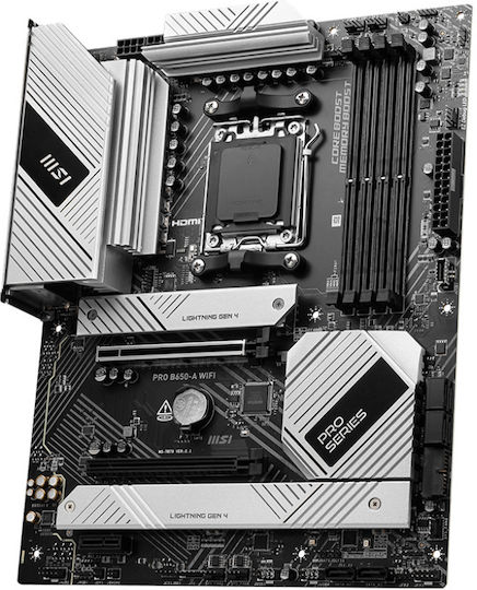 MSI Pro B650-A WIFI Motherboard ATX with AMD AM5 Socket