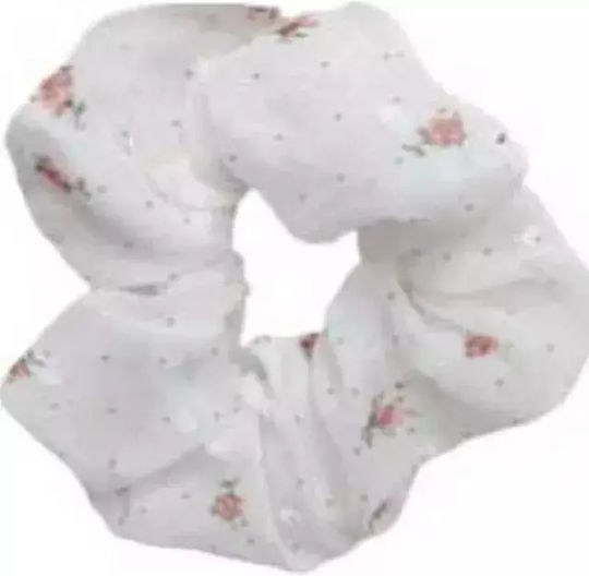 Set 3 Τεμ Scrunchie Σούρα Μαλλιών Κίτρινο Άσπρο Γαλάζιο Bode 47284