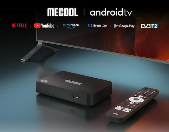Mecool TV Box MCL-KT2 4K UHD with WiFi USB 2.0 / USB 3.0 2GB RAM and 32GB Storage Space with Operating System Android 11.0