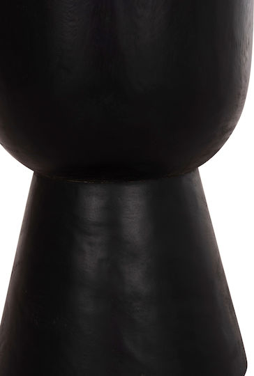 Hocker Für das Wohnzimmer Hölzernes Suar Black 30x30x45cm