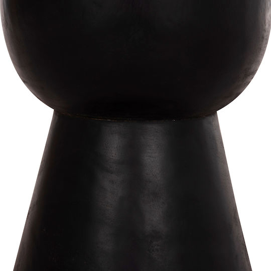 Hocker Für das Wohnzimmer Hölzernes Suar Black 30x30x45cm