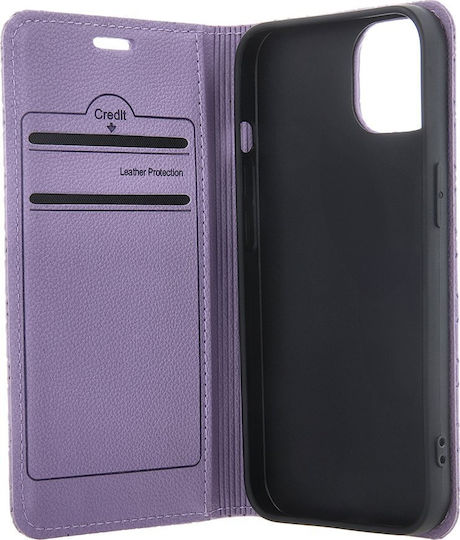 Caro Wallet Leather Purple (Galaxy A55)