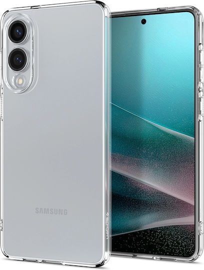 Spigen Liquid Crystal Umschlag Rückseite Silikon 0.3mm Transparent (Galaxy S25 Edge)