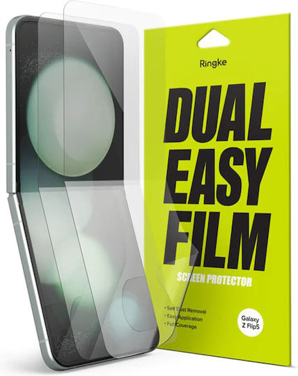 Ringke Protective Foil Dual Easy Vollflächig gehärtetes Glas 2Stück (Samsung Galaxy Z Flip4 / Flip5)