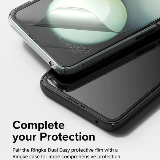 Ringke Protective Foil Dual Easy Vollflächig gehärtetes Glas 2Stück (Samsung Galaxy Z Flip4 / Flip5)