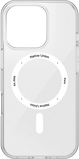 Native Union Back Cover Leather 1.8mm Transparent (iPhone 16 Pro)