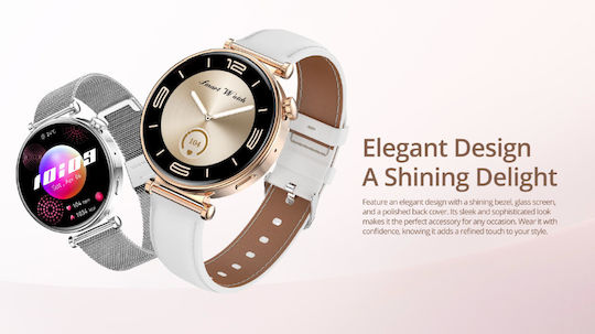 Riversong Glow Smartwatch mit Pulsmesser (Rose Gold)