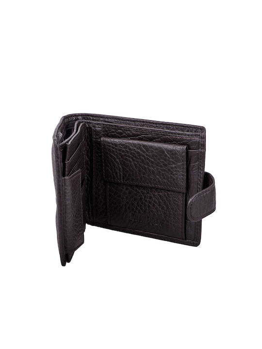 Leather Men's Wallet Classic Brown