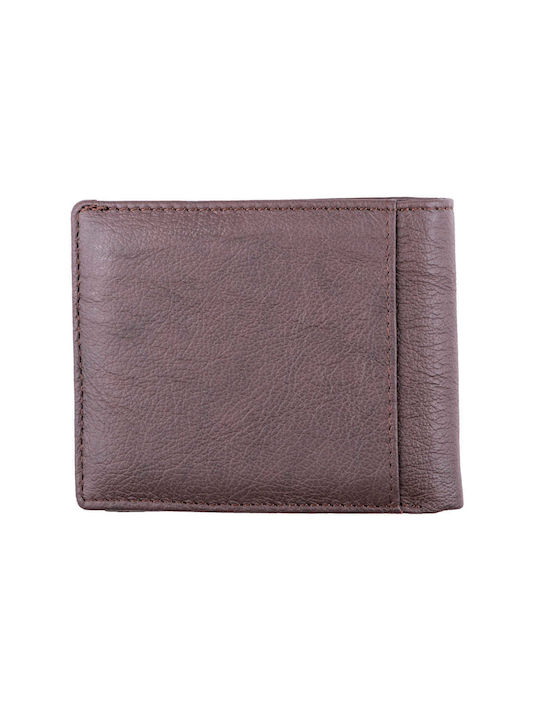 Leather Men's Wallet Classic Brown