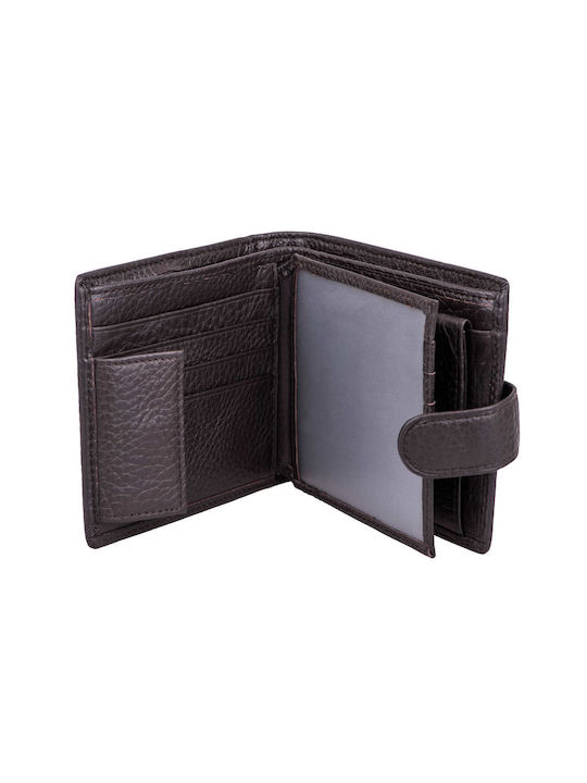 Leather Men's Wallet Classic Brown