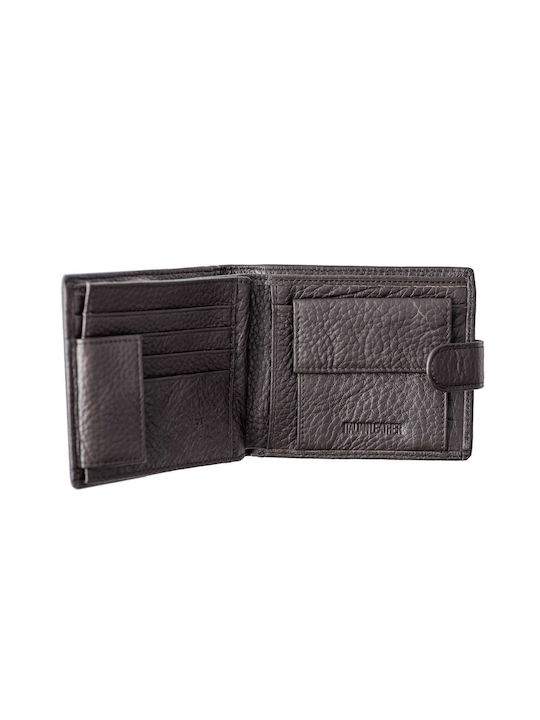 Leather Men's Wallet Classic Brown