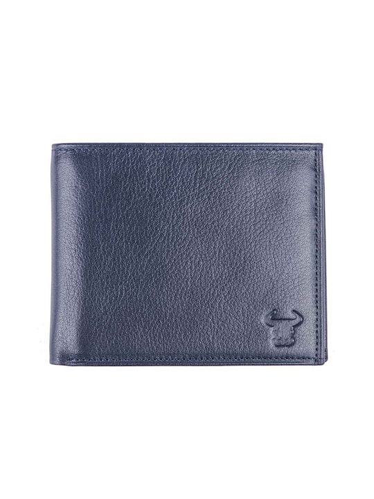 Leder Herren Geldbörse Blau