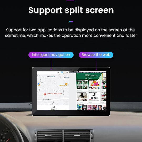 Ecran Tactil 7" Multimedia Pentru Tabloul De Bord Auto Cu Apple CarPlay Android Auto Bluetooth GPS