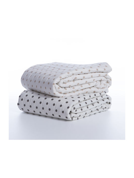 Nef-Nef Homeware Donter Coverlet Semi-double Microfiber Grey 180x240cm