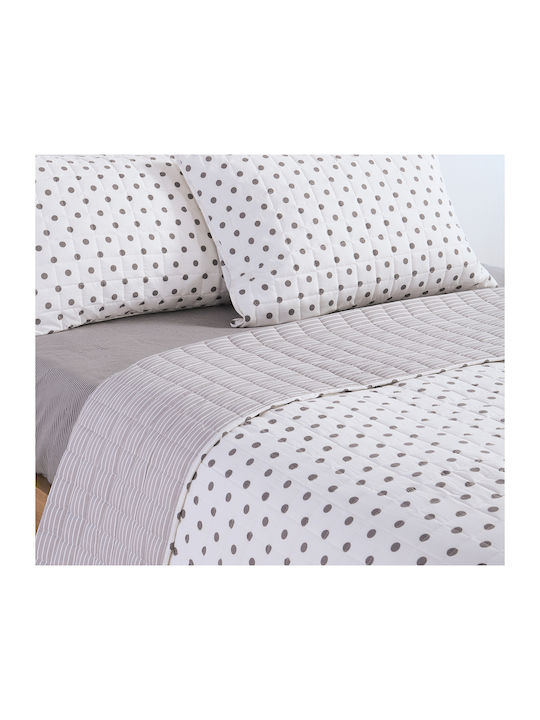 Nef-Nef Homeware Donter Coverlet Semi-double Microfiber Grey 180x240cm
