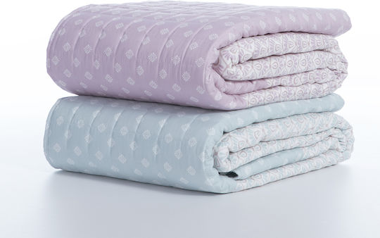 Nef-Nef Homeware Keylan Tagesdecke Anderthalbbetten Mikrofaser Blue 180x240cm