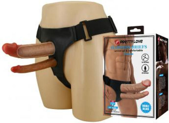 Double Strap On Dildo Harness