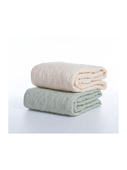 Nef-Nef Homeware Zinovia Κουβερλί Υπέρδιπλο Mint 240x230cm