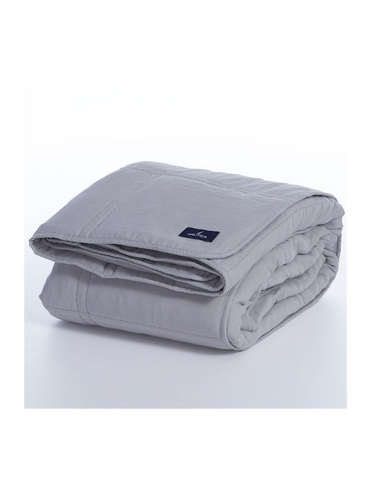 Nef-Nef Homeware Κουβερλί Υπέρδιπλο Microfiber Navy Grey 230x240cm