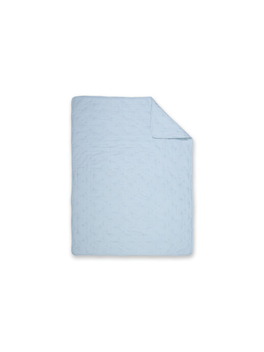 Nef-Nef Homeware Бебешка кувертюра Микрофибър Aqua 80x110см Nef-Nef Homeware Бебешка кувертюра Микрофибър Aqua 80x110см