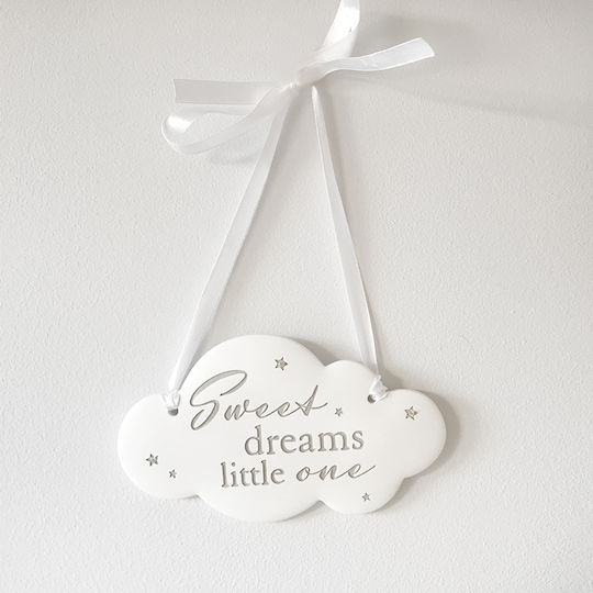 Disney Κρεμαστό Διακοσμητικό Πολυρητίνης Sweet Dreams Little One 14x1.5x10cm Disney Κρεμαστό Διακοσμητικό Πολυρητίνης Sweet Dreams Little One 14x1.5x10cm
