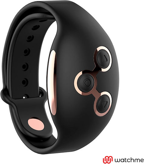 WatchMe Mini Δονητής Egg με Απομακρυσμένο Έλεγχο 7cm Μαύρος