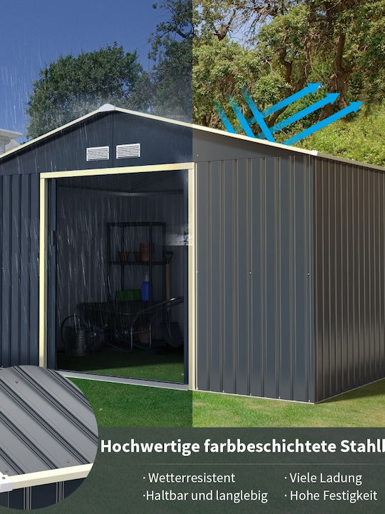 Metallische Gartenhaus M3.4xB2.55xH2.1m