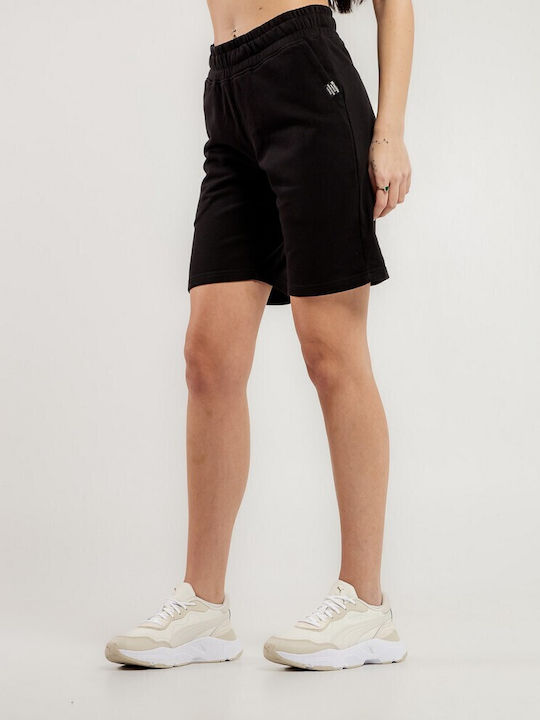 Women's Terry Sporty Shorts Black