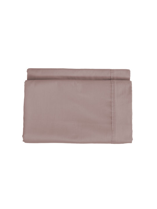 Nef-Nef Homeware Sheet Super-Double with Elastic 160x200+35cm. Elements Mocca