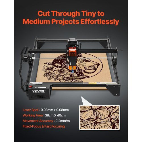 Vevor Laser Engraver 5W Suitable for Wood MDF Acrylic Plexiglass