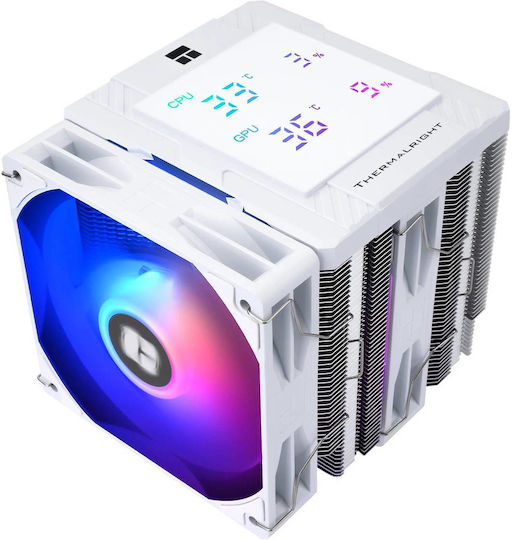Thermalright Peerless Assassin 120 Ψύκτρα Επεξεργαστή για Socket AM5/1200/115x/1700 με ARGB Φωτισμό Λευκή