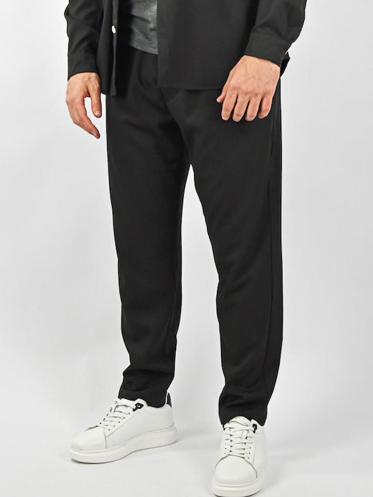Set Cămașă și Pantaloni Justwest Negru Zh787/788
