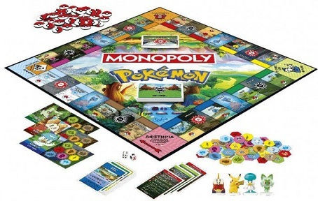 Board Game Monopoly Pokemon for 2-4 Players 8+ Years Old Hasbro