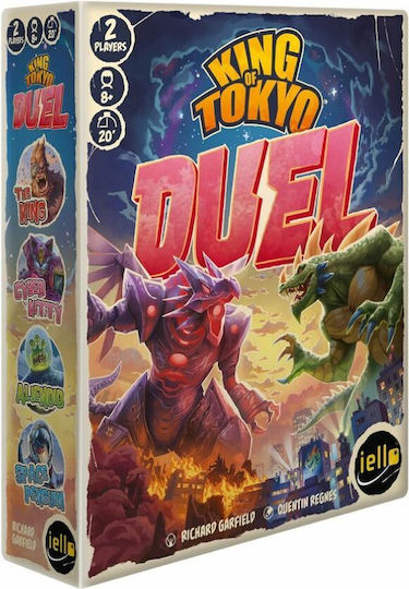 Board Game King of Tokyo: Duel for 2 Players 8+ Years Old (EN) Iello