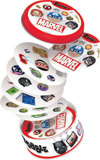 Επιτραπέζιο Παιχνίδι Dobble Marvel Emoji για 2-8 Παίκτες 6+ Ετών (EN) Rebel Games