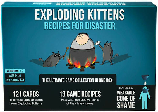 Επιτραπέζιο Παιχνίδι Exploding Kittens: Recipes For Disaster για 2-5 Παίκτες 7+ Ετών (EN) Kaissa