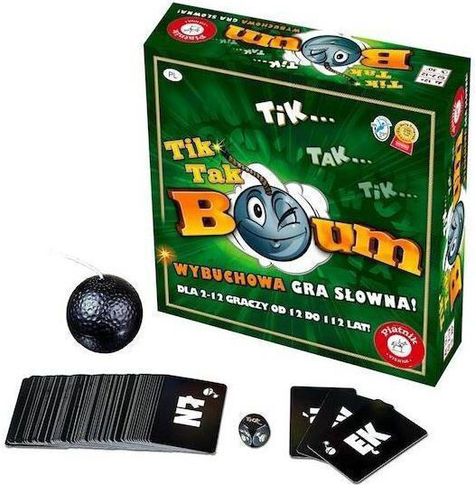 Board Game Tik Yes Bum for 2+ Players 12+ Years Old (PL) Piatnik