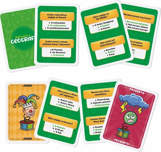 Board Game Geography Mastermind Interactive Learning Kit for 2-4 Players 6+ Years Old (PL) Lisciani Giochi