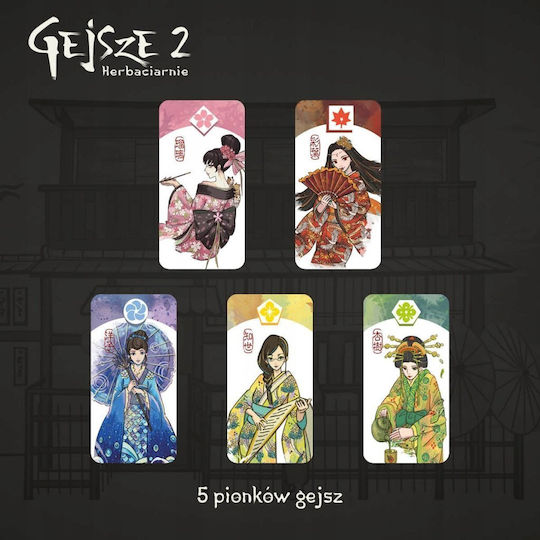 Board Game Imperial Geisha Artisan Tea Blend for 2 Players 10+ Years Old (PL) Nasza Ksiegarnia