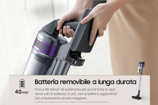 Samsung Jet 60 Turbo Прахосмукачка 2 в 1 Stick & Ръчна Синя