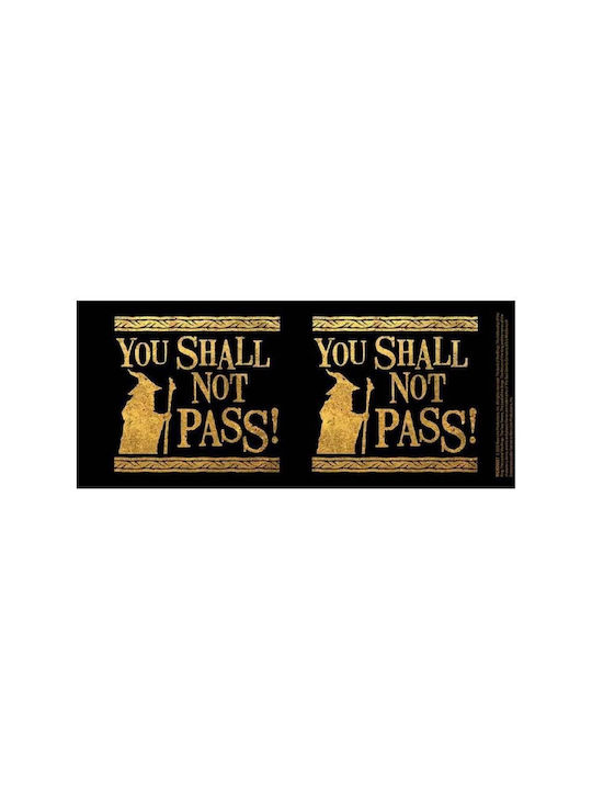 Pyramid International The Lord Of The Rings - You Shall Not Pass Чаша Керамично Черен 320мл