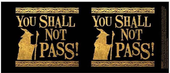 Pyramid International The Lord Of The Rings - You Shall Not Pass Cană Ceramică Neagră 320ml