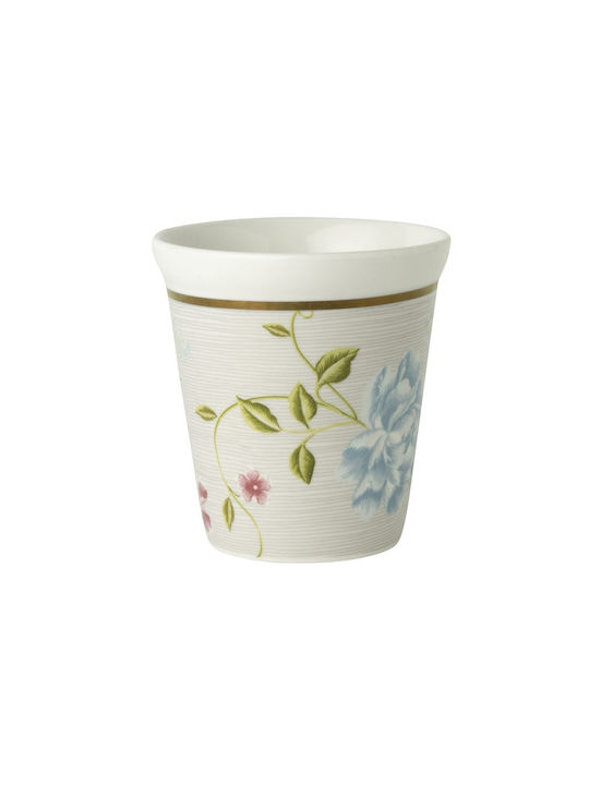 Laura Ashley Tasse Cobble Pins Becher Keramik Mehrfarbig 270ml