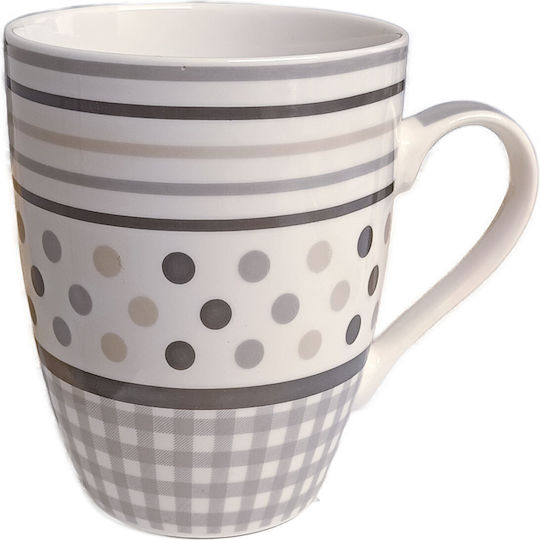 Max Home Porzellan Tasse in Verschiedene Designs Weiß 340ml (Verschiedene Designs) JO00900833K Max Home Porzellan Tasse in Verschiedene Designs Weiß 340ml (Verschiedene Designs) JO00900833K