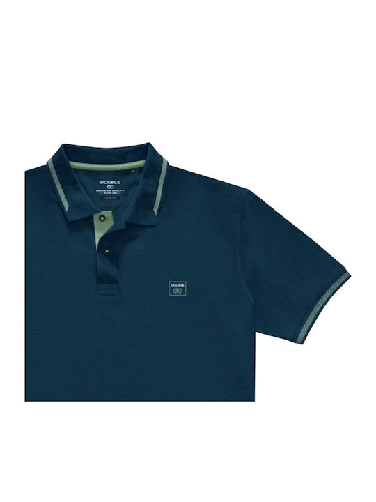 Polo T-shirt Petrol Blue