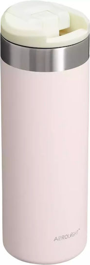 Stanley AeroLight Transit Thermosflasche Rostfreier Stahl BPA-frei 470ml Tasse Thermos Rosa Quarz