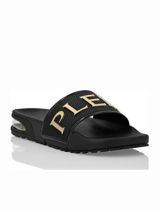 Plein Sport Slides Μαύρα