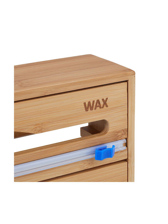 Relaxdays Distribuitor De Role Montat Pe Perete Din Lemn Maro 23.5x9cm 10046720